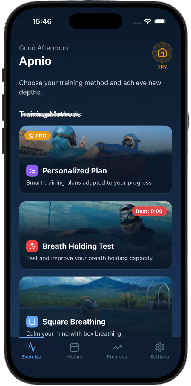 Apnio App - iPhone